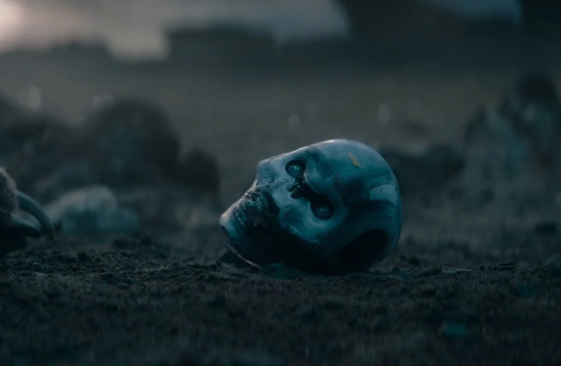 Tessa's skull on Yautja Prime