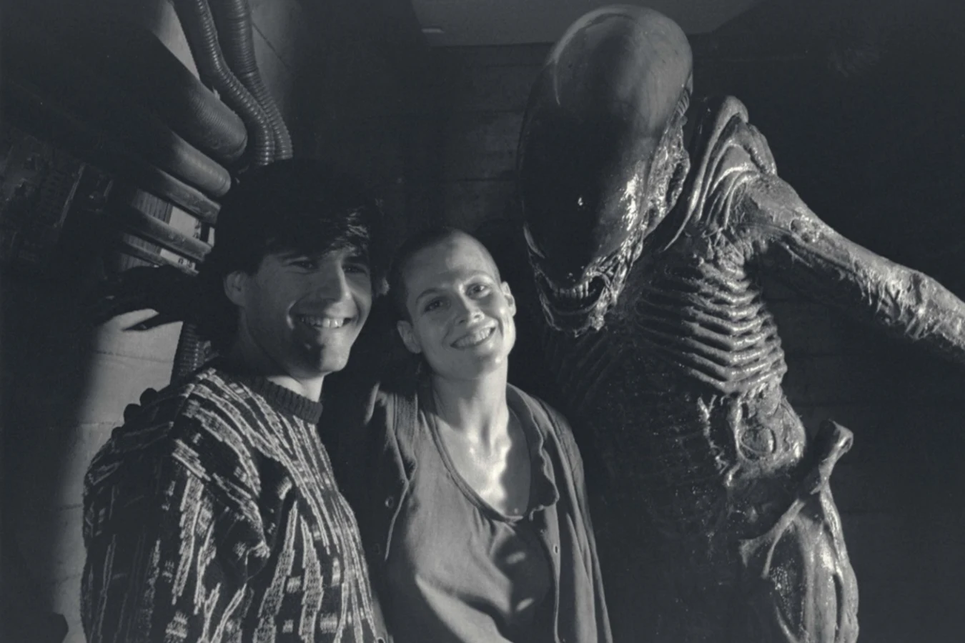 Behind the scenes with Ripley and the Dragon suit from Alien 3