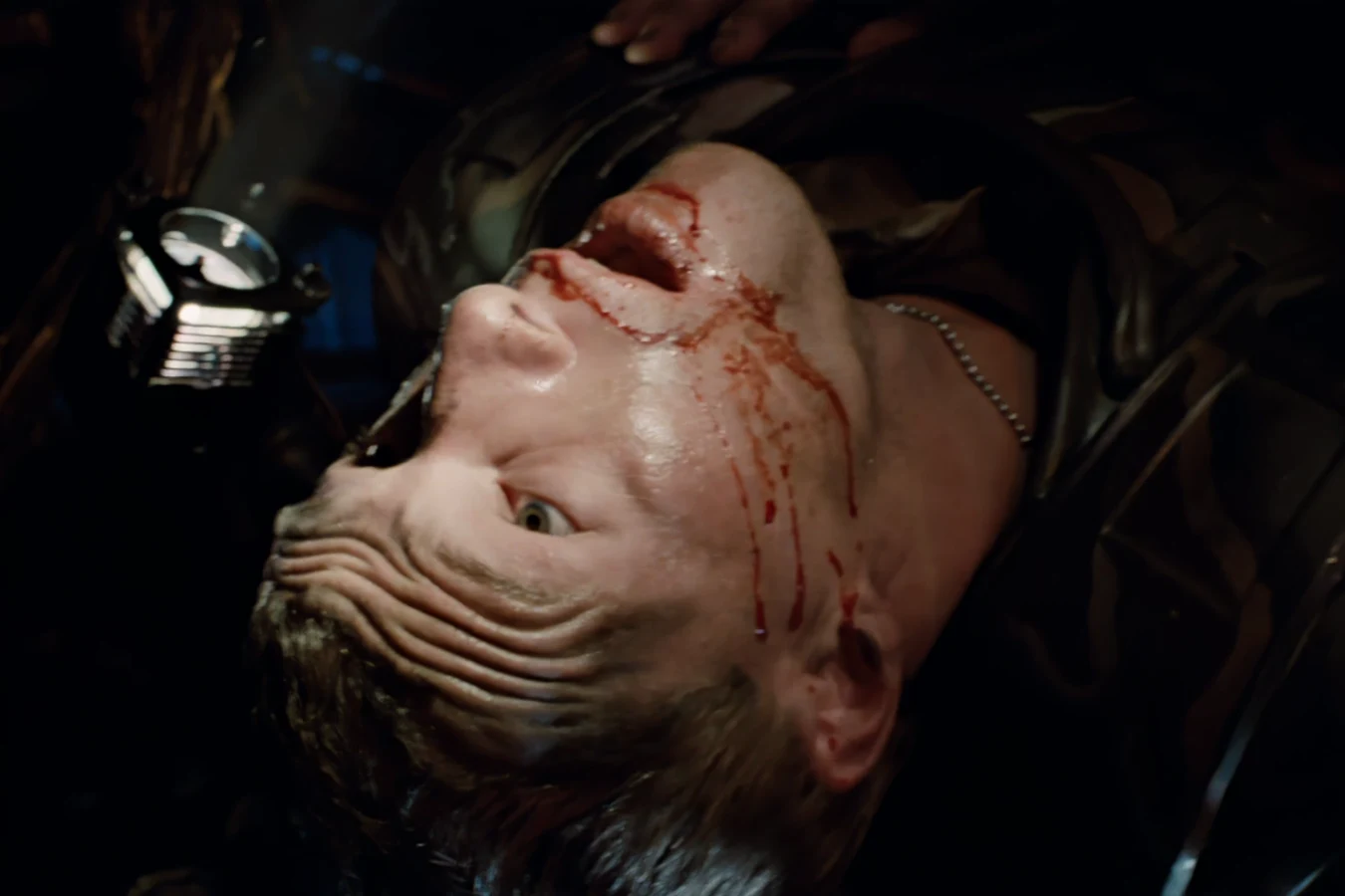 Crowe dead against a hive wall after the magazine cook-off in Aliens
