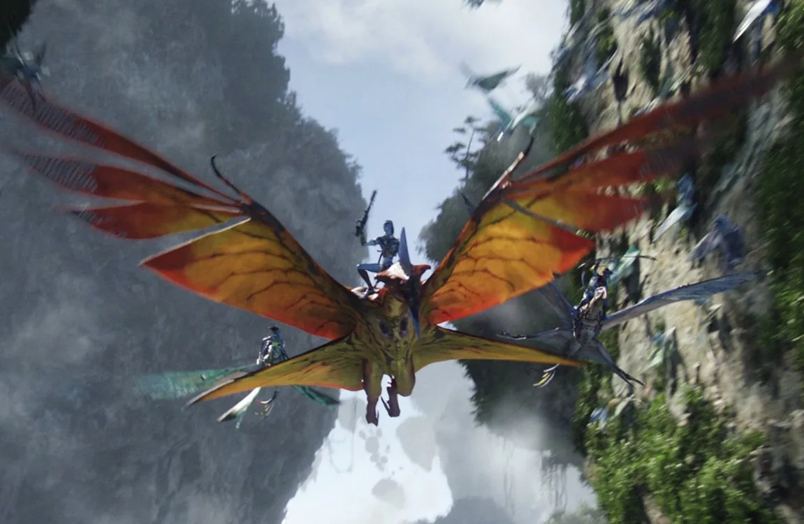 Great leonopteryx known as Toruk flying over Pandora