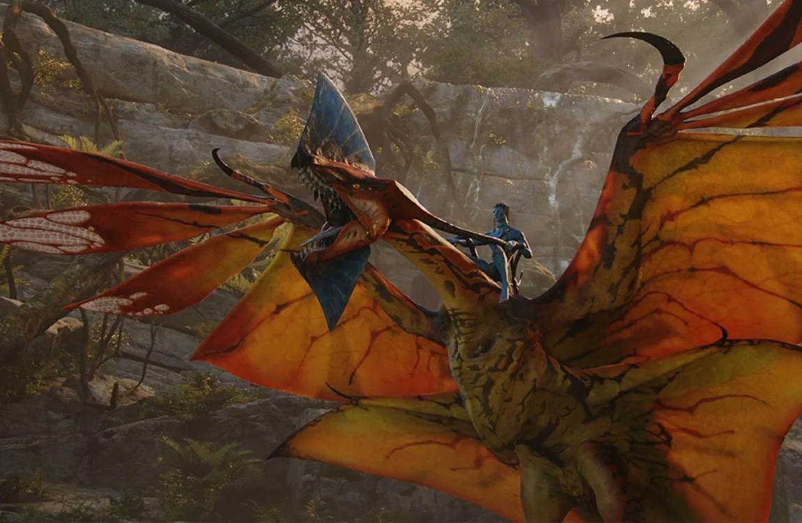 Great leonopteryx known as Toruk flying over Pandora