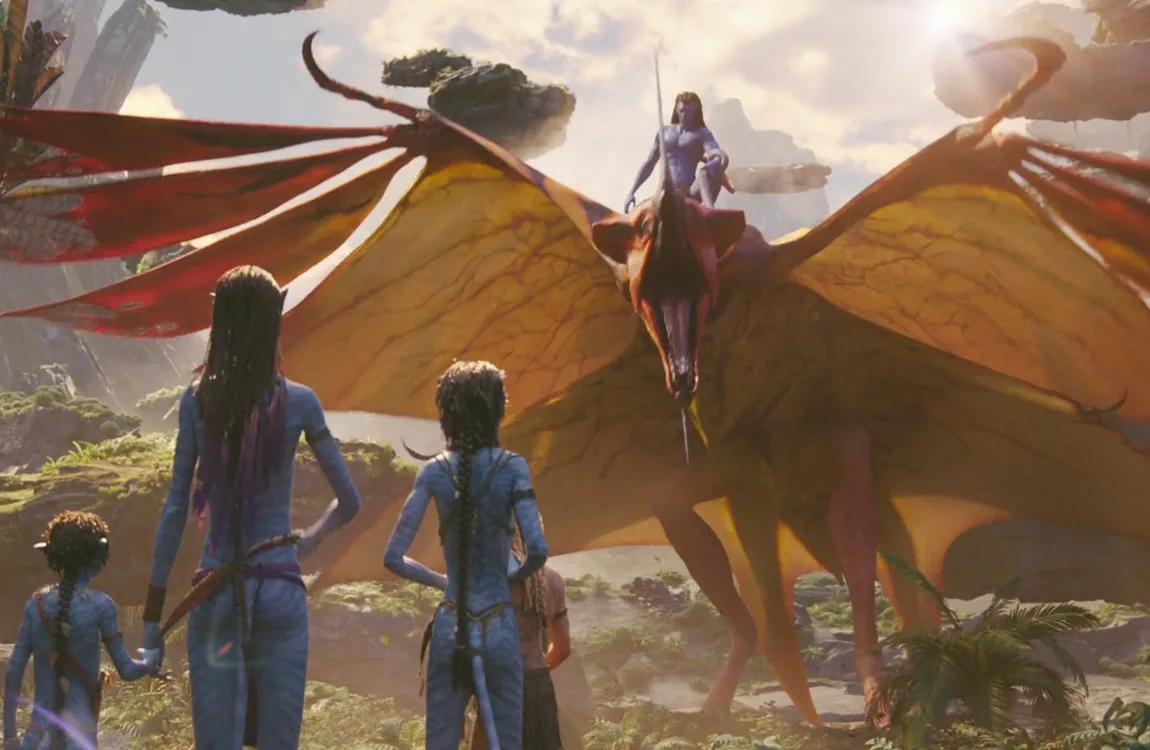 Great leonopteryx known as Toruk flying over Pandora