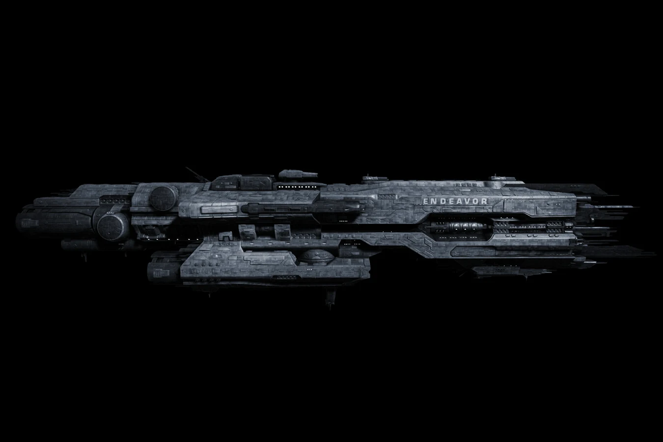 Alvaro Fuster concept art of the UAS Endeavor assault ship