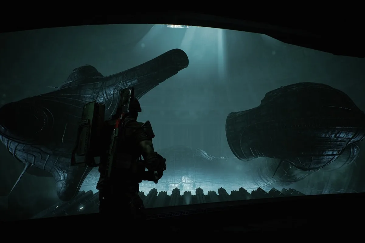 Asset Zero, the Engineer Juggernaut on LV-895 from Aliens: Fireteam Elite