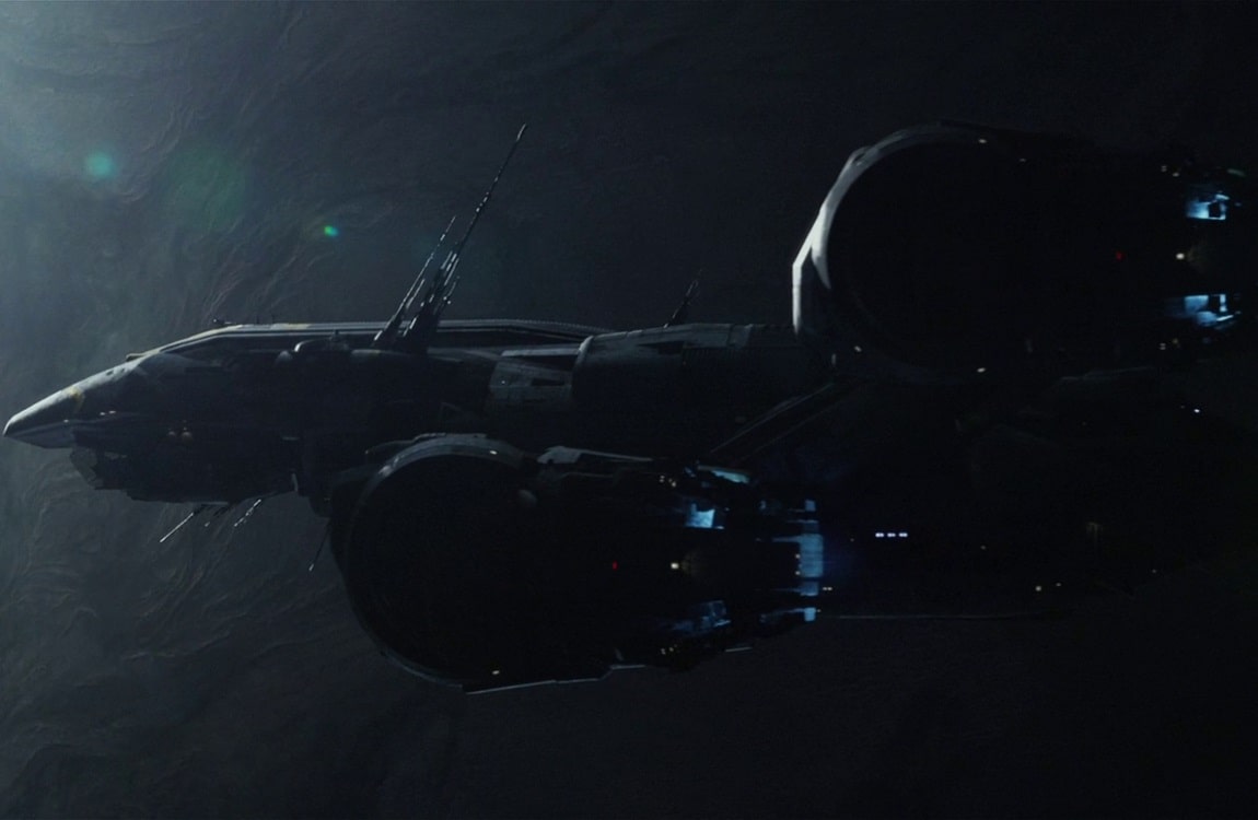 The USCSS Prometheus in orbit of LV-223