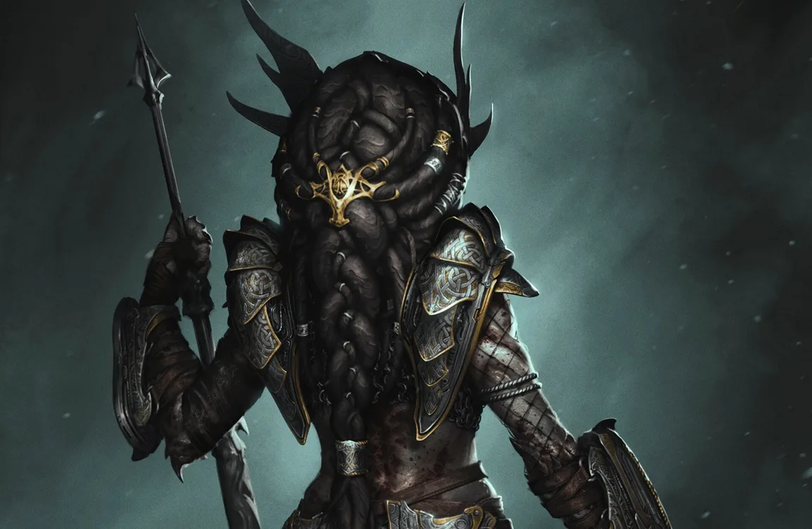 Back view of the Valkyrie Predator armor