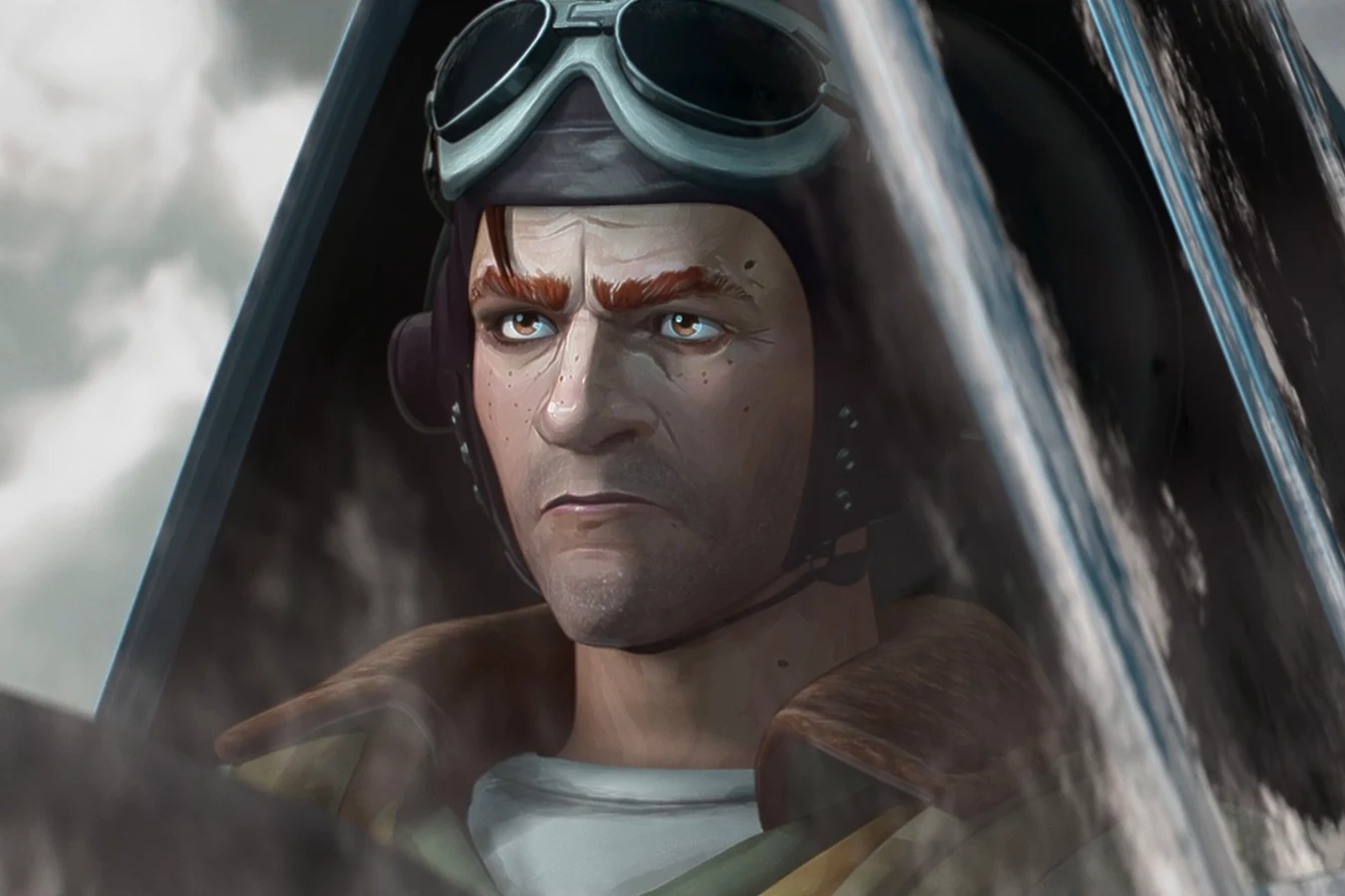 Vandenberg looks out from his Wildcat canopy before buying Torres time