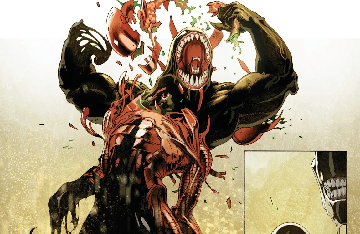 Venom controlling the Xenomorph hive