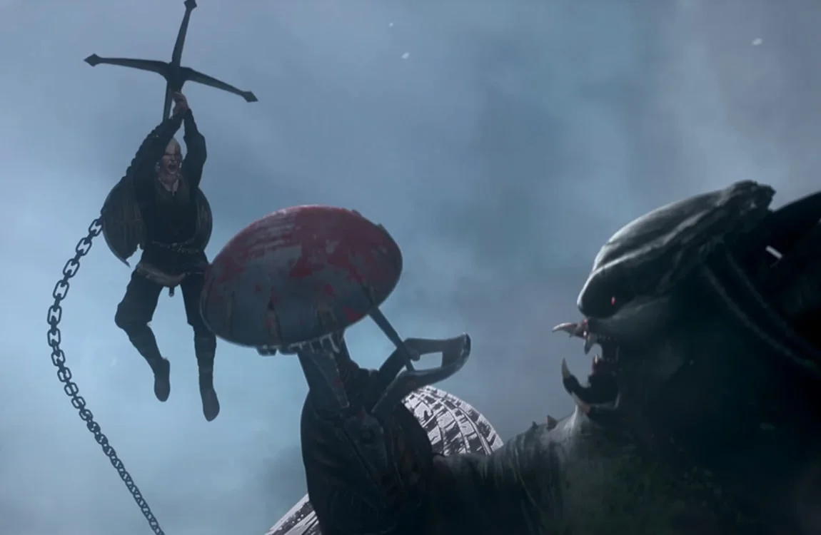 The Viking Killer is missing an arm