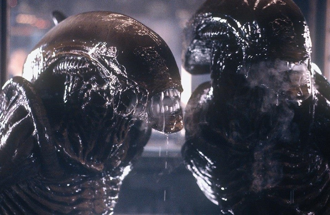 Cloned Xenomorph Warriors from Alien: Resurrection