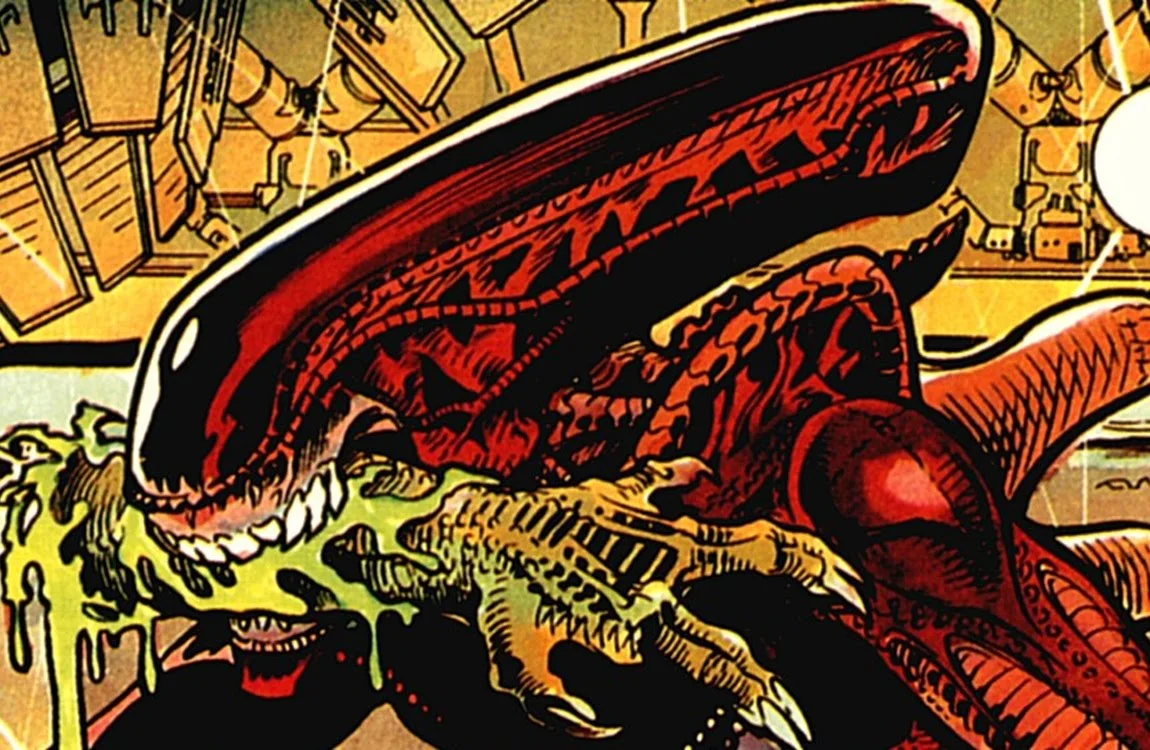 Red Xenomorph Warrior from Aliens: Genocide