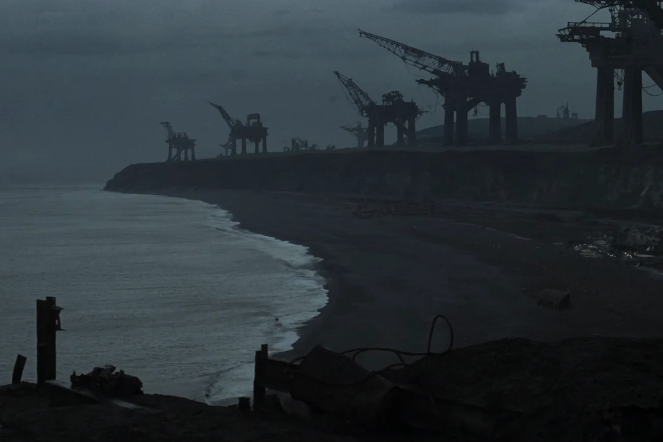 The bleak coastline of Fiorina Fury 161 from Alien 3