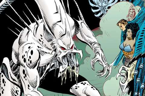 The White Hybrid King from Aliens vs. Predator: Deadliest of the Species