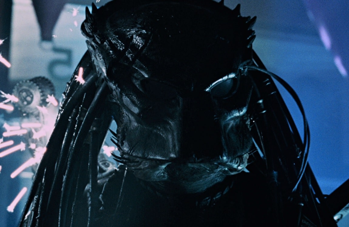 Closeup of Wolf Predator's bio-mask