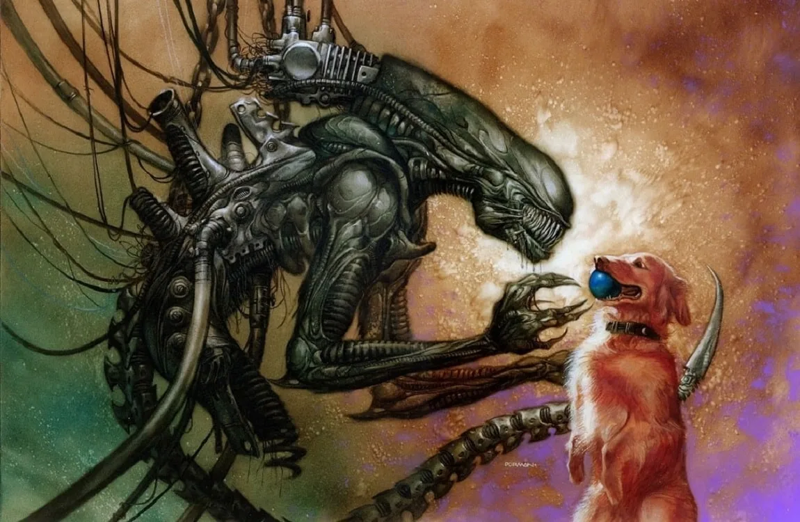 Norbert, one of the most famous robotic Xenomorphs