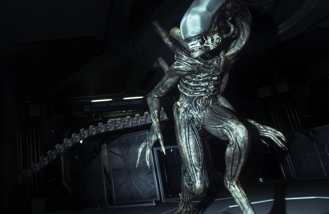 The multi-jointed feet from the Xenomorph from Alien: Isolation