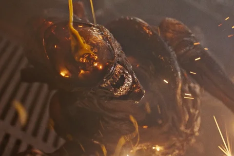 Xenomorph acid blood in Alien: Romulus