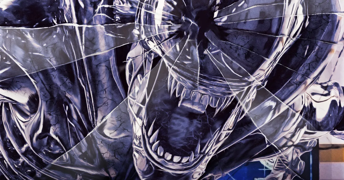 A biodrone Xenomorph from the cover of Alien: Enemy of My Enemy
