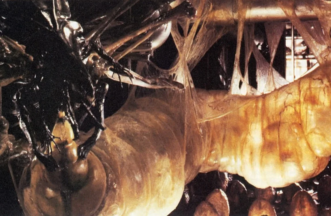 The Alien Queen's egg sac from Aliens