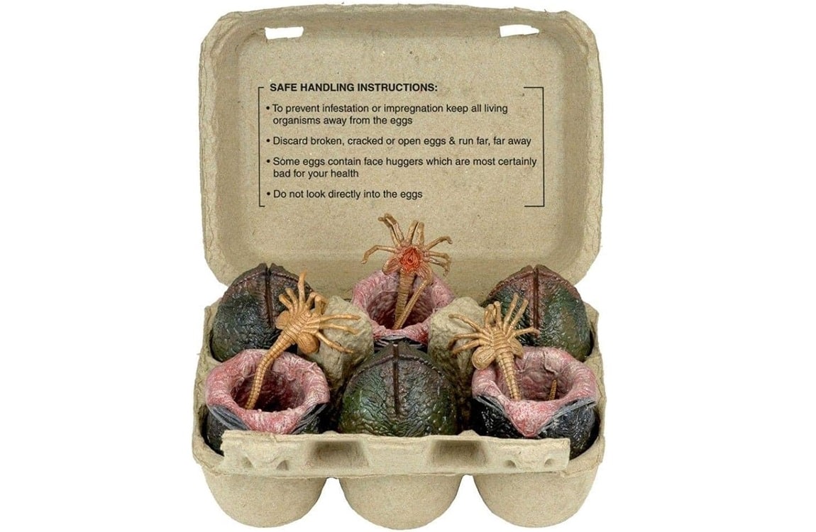 The Alien Egg carton by NECA