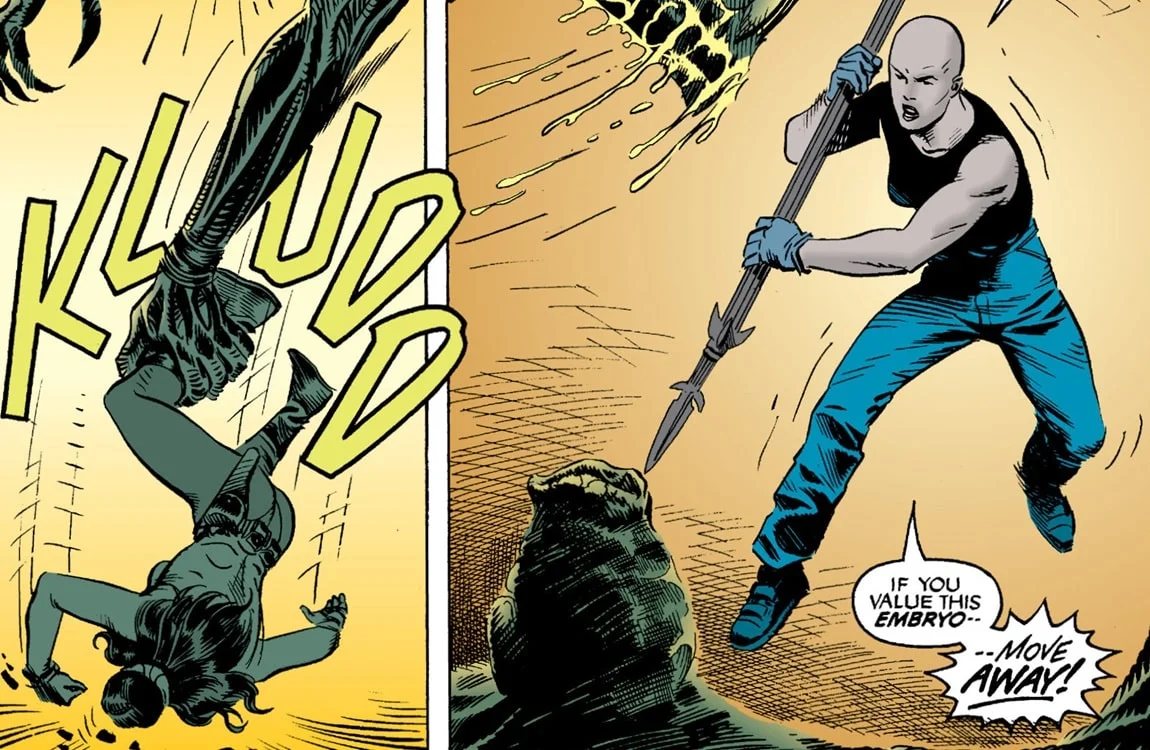 The White Hybrid Egg from Aliens vs. Predator: Deadliest of the Species