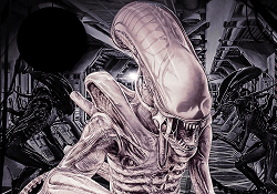 The Number Seven Xenomorph from Aliens: Infiltrator