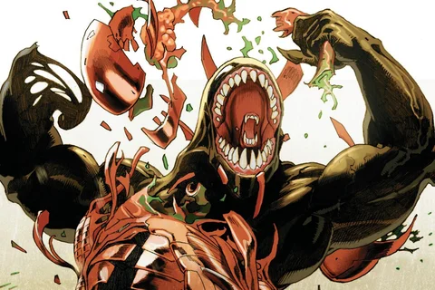 The Venom Xenomorph hybrid from Aliens vs. Avengers