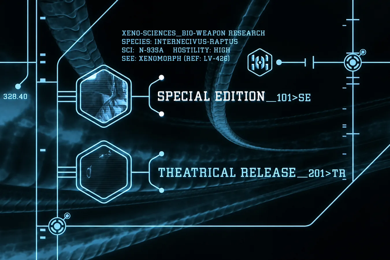 Internecivus Raptus mentioned on the Alien Quadrilogy DVD menu