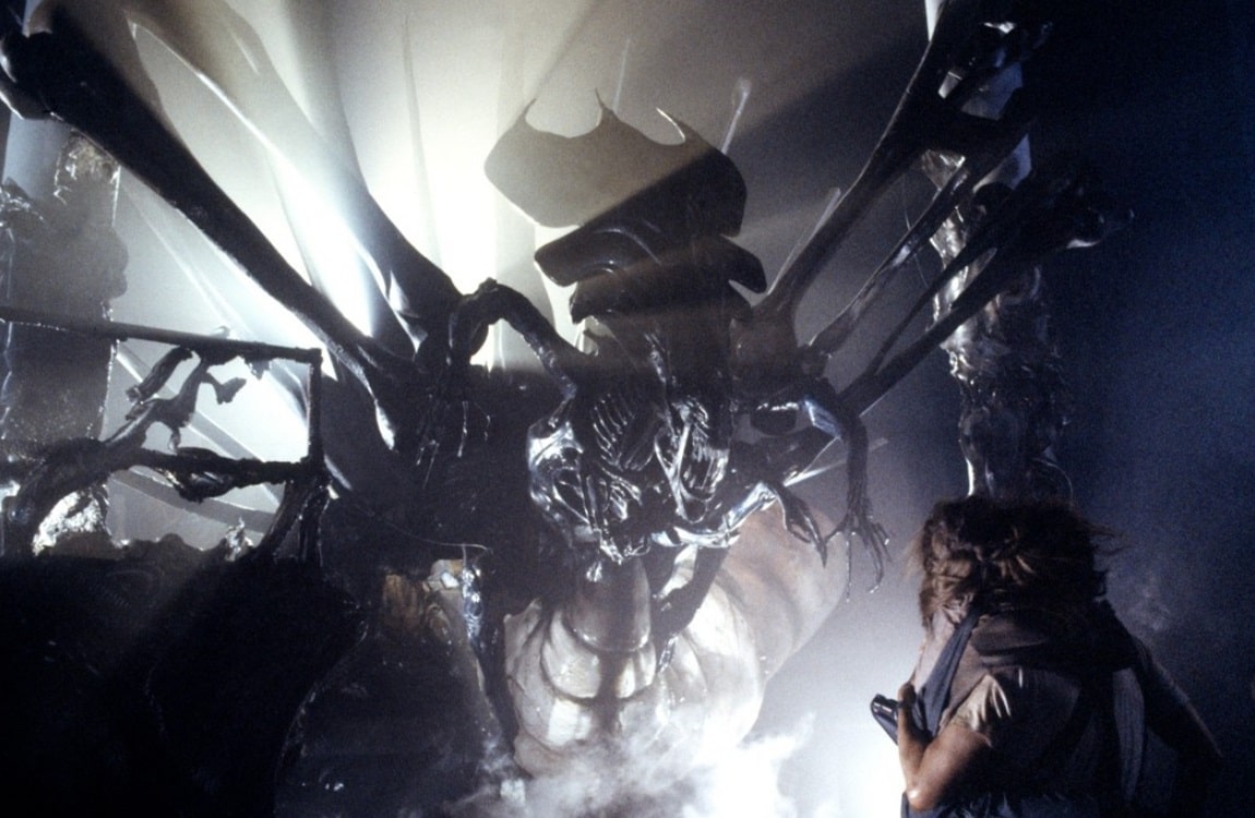 The Alien Queen from Aliens with the egg sack