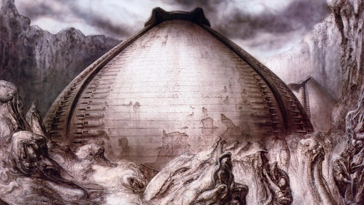 Xenomorph Prime, the Alien homeworld with giant biomechanical hive domes