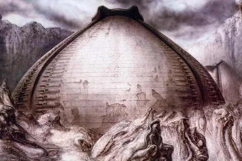 Xenomorph Prime, the Alien homeworld with giant biomechanical hive domes