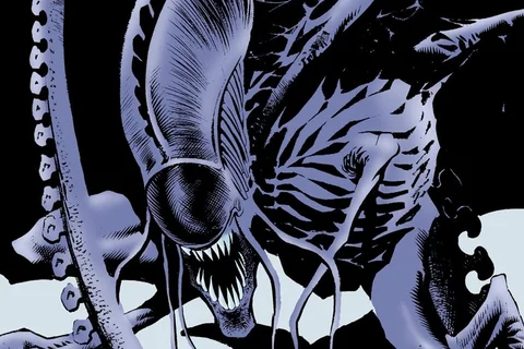 The Xenomorph Queen Mother on Xenomorph Prime from Aliens: Female War