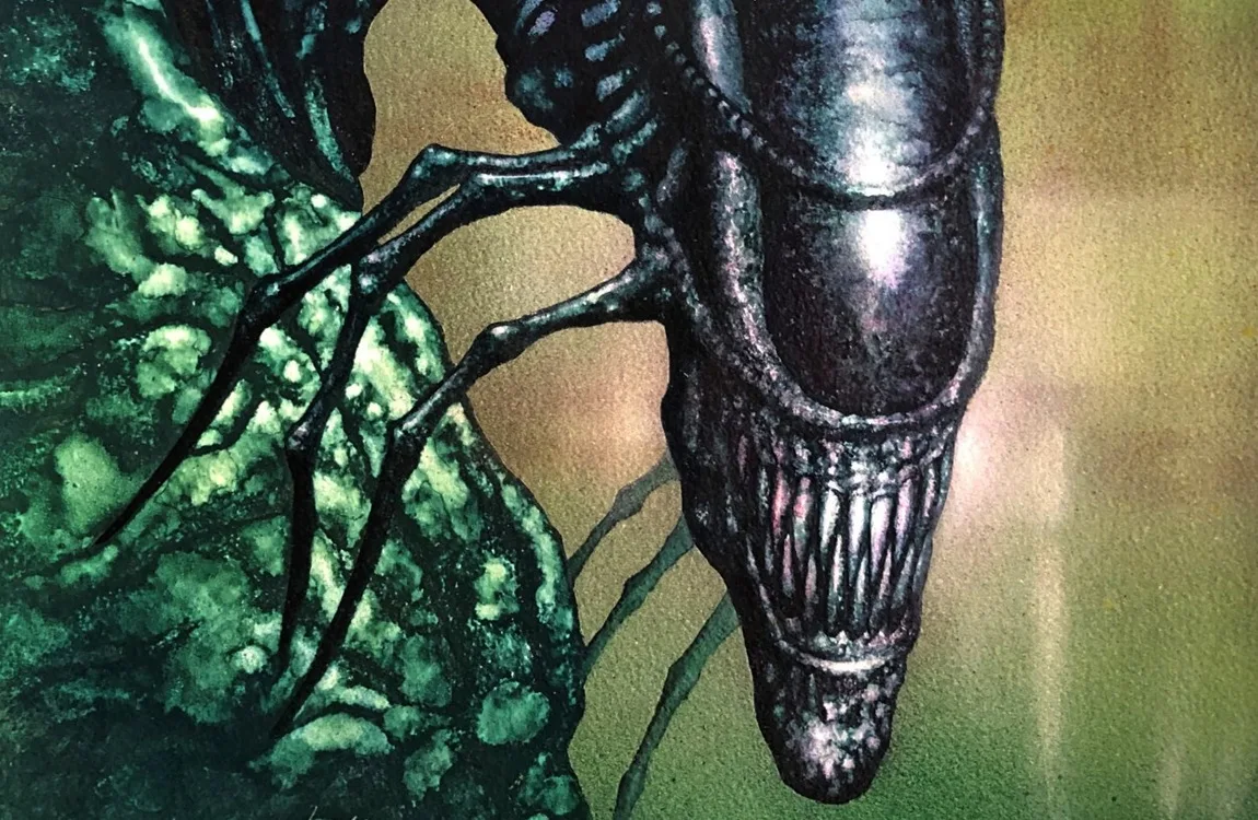 The Queen Mother at the center of a Xenomorph hive