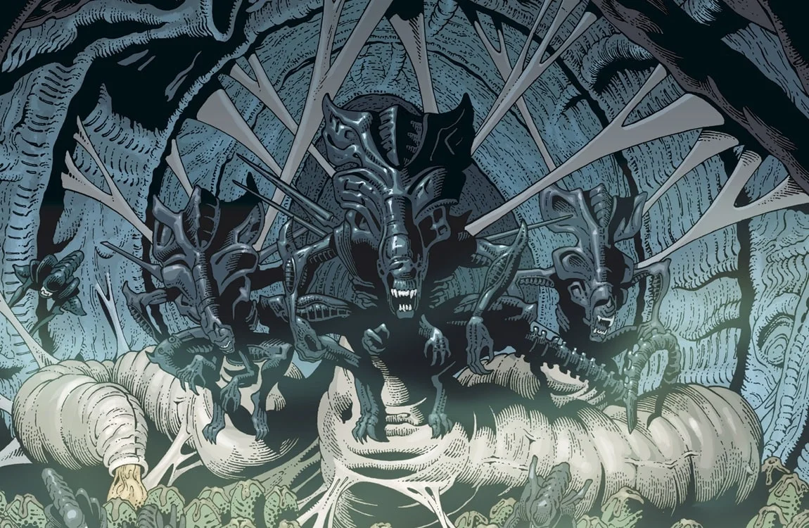 Triplet Alien Queens from Aliens: Rescue