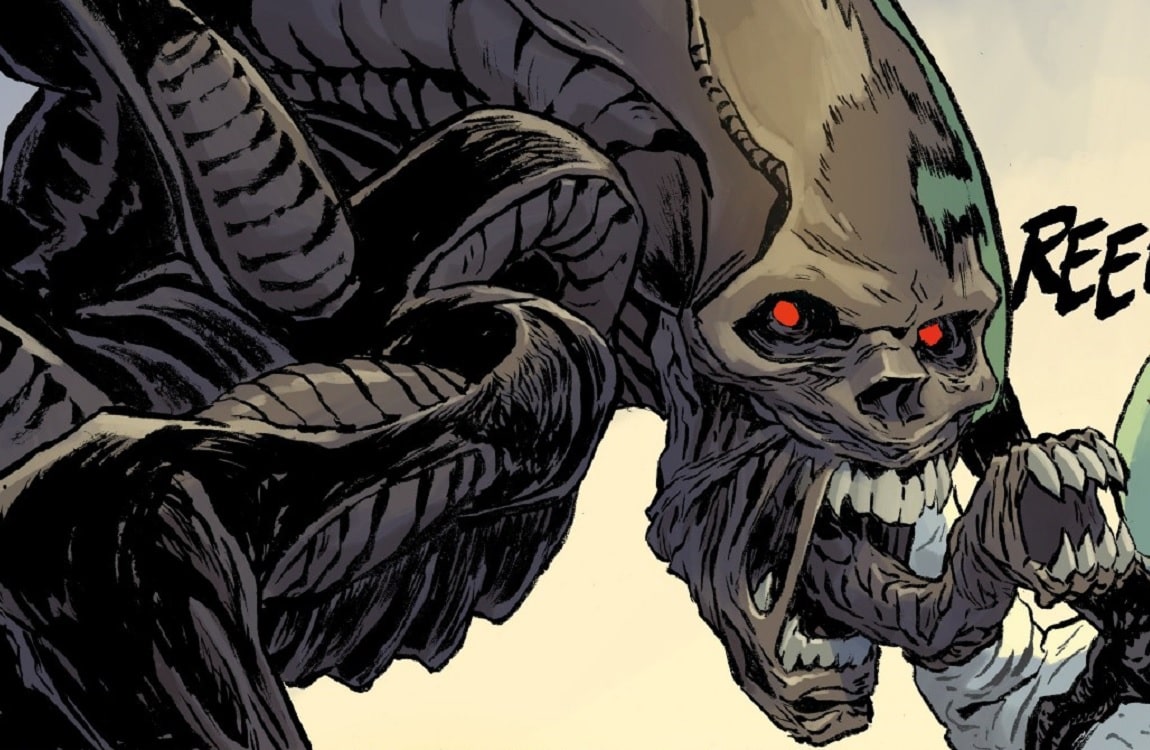 The Anchorpoint Xenomorph Hybrid from the William Gibson Alien 3 comic