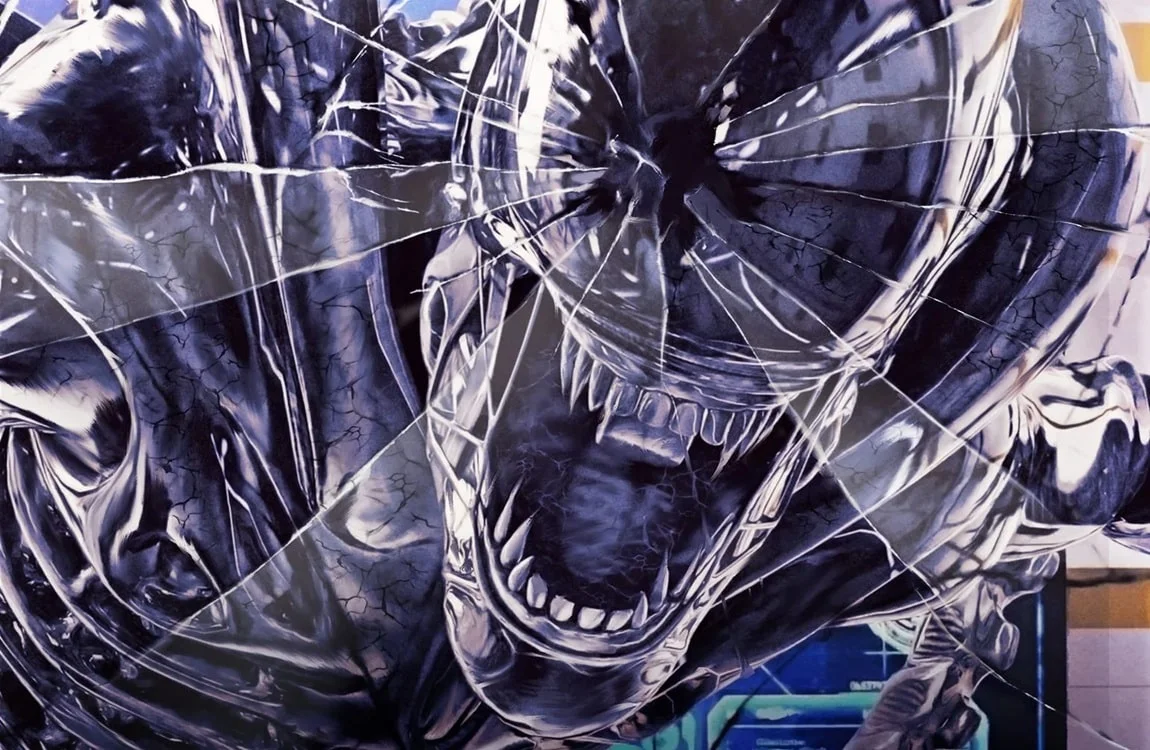 The Biodrone from the cover of Alien: Enemy Of My Enemy