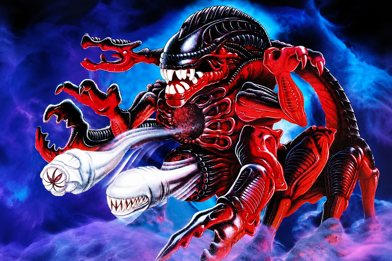 Kenner Aliens Killer Crab Alien packaging art