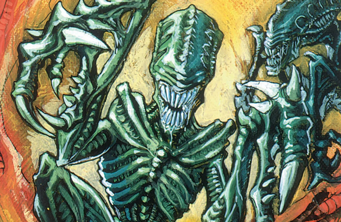 The Mantis Alien Kenner figure from Aliens: Space Marines