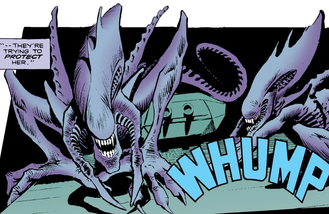 Palatine Xenomorphs, elite Praetorian guards of the Queen Mother