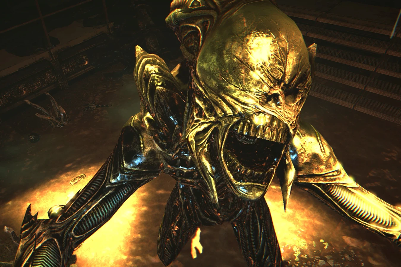 The Raven Xenomorph from Aliens: Colonial Marines