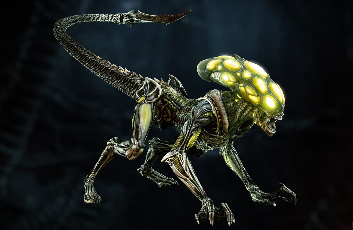 The Burster Alien from Aliens: Fireteam