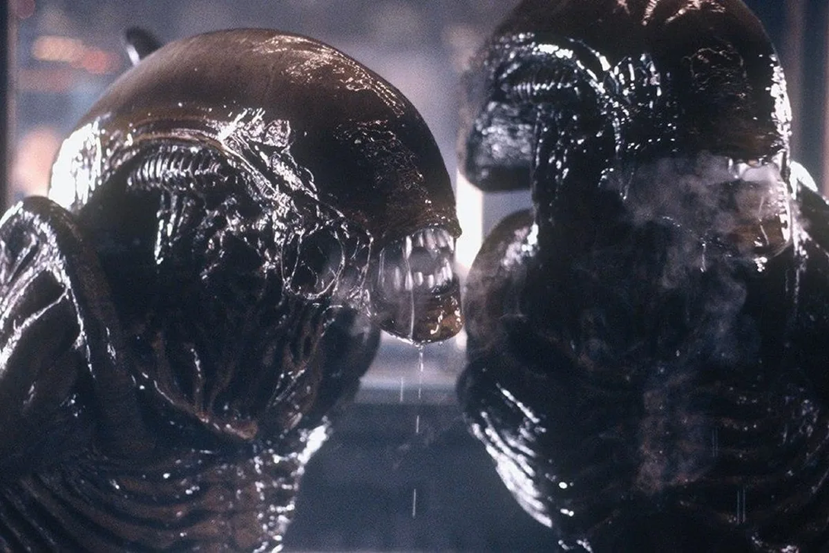 Cloned Xenomorph Warriors from Alien: Resurrection