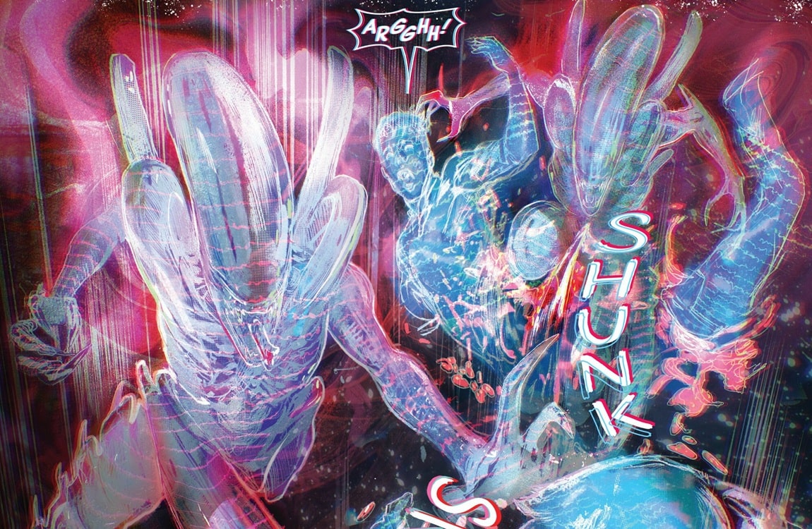 Xenomorph vision shown in Alien: Paradiso