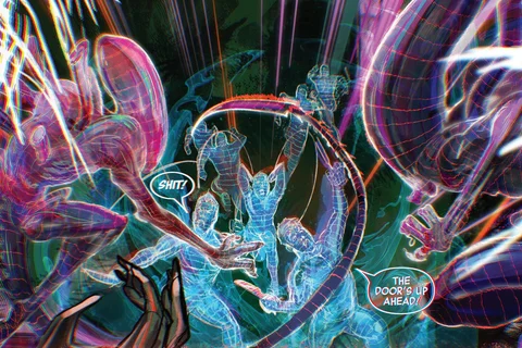 Xenomorph vision in Alien: Paradiso