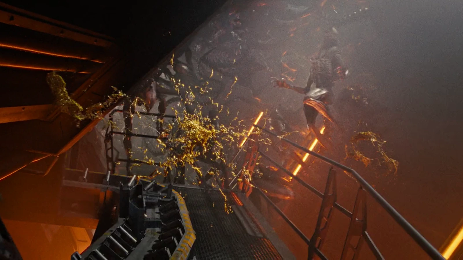 Xenomorphs killed by acid rain in Alien: Romulus