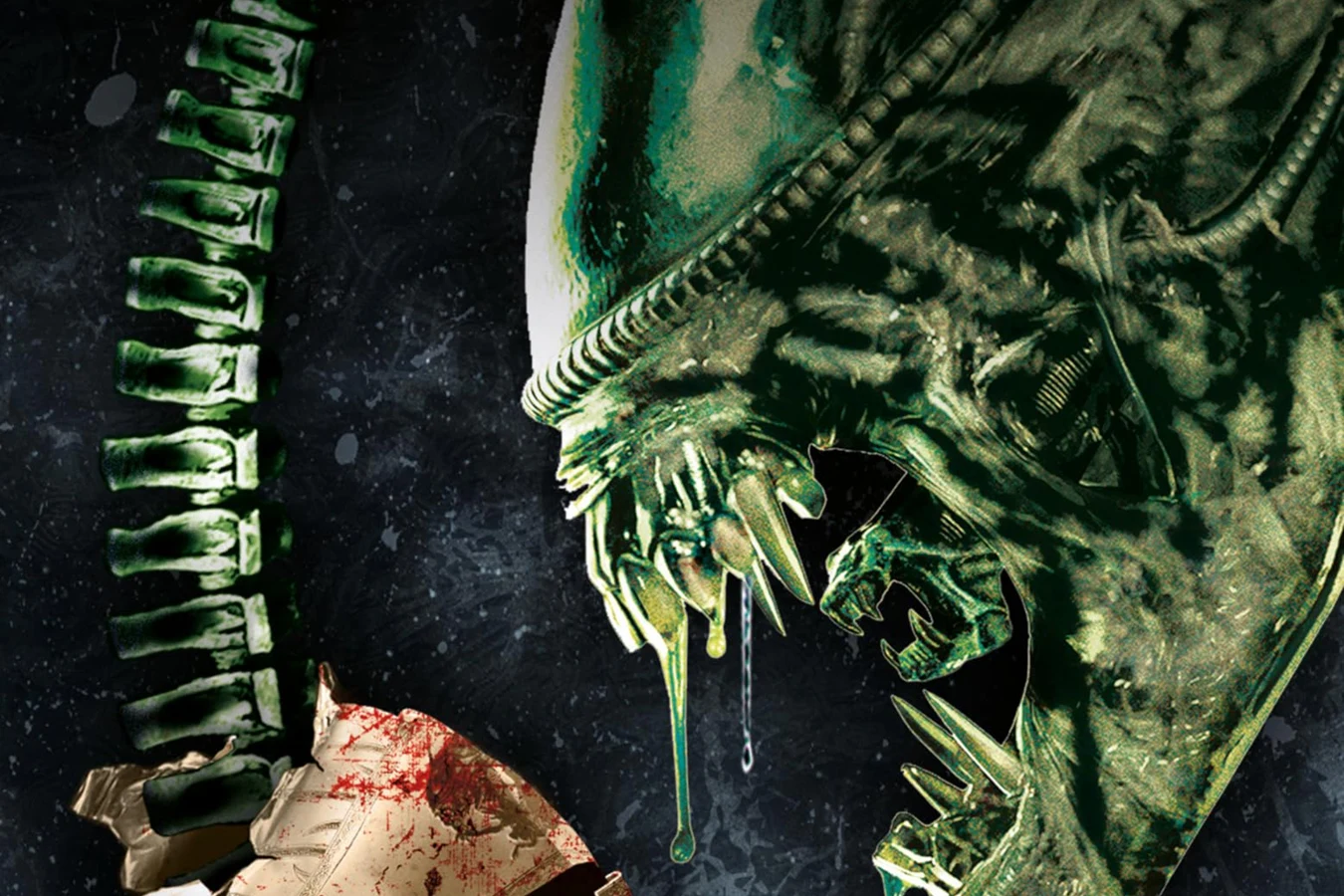 Cover of Aliens: Phalanx, the novel that introduced caminus leaves on Ataegina