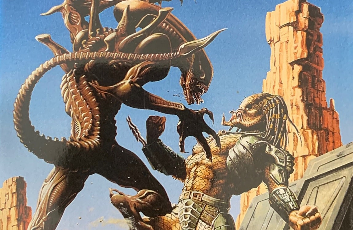 The cover of AvP: Prey, where the term Yautja originates from