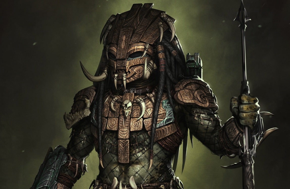 The Exiled Predator has wooden armor