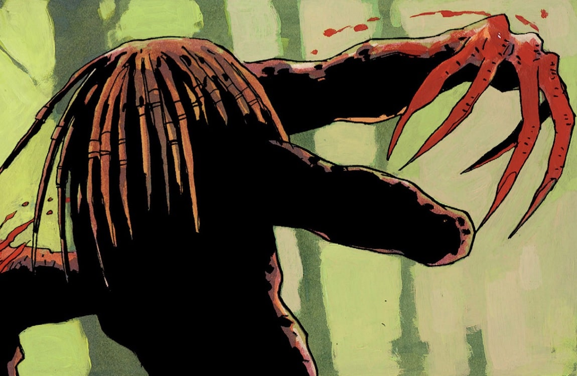 A giant mutant Predator arm with claws