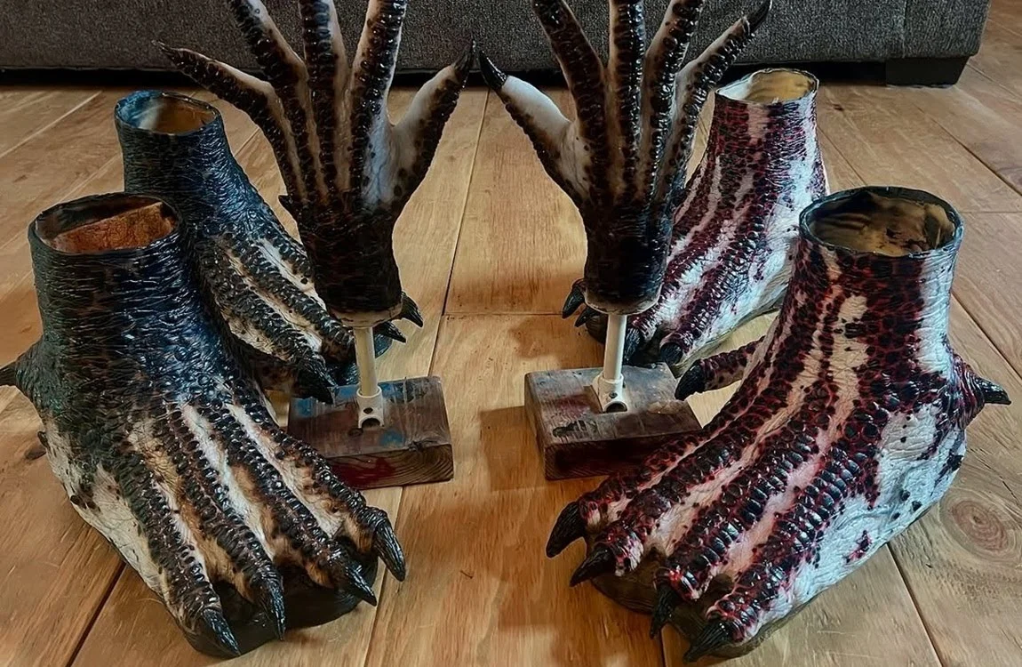Yautja toenails of a Predator costume